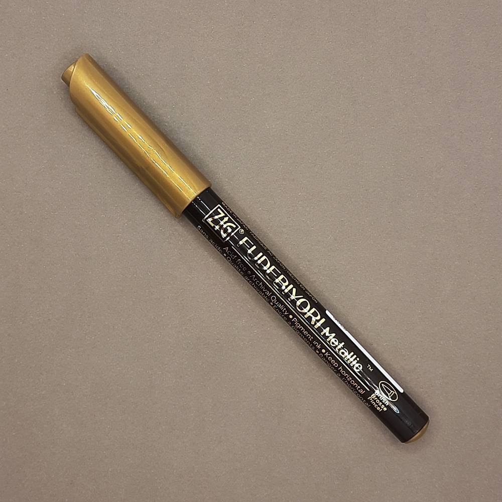 Kuretake Brush Pen Gold Medium Character 60 DO150-60S