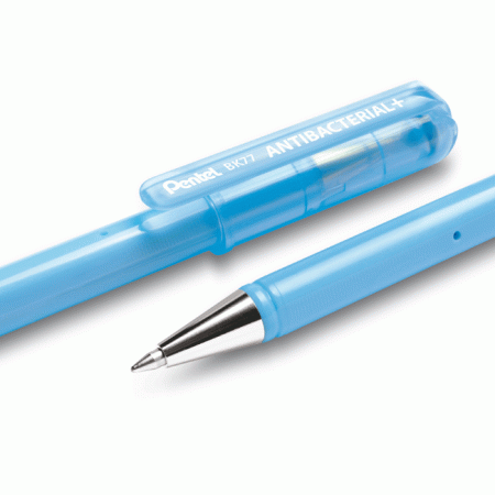 Pentel Superb Antibacterial Ballpoint Pen - 4-pen set
