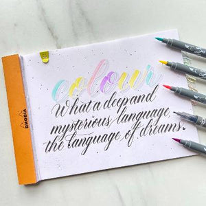 Mix type sizes and colours to create lettering art - Andra shows us how