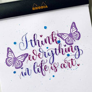 Try creative colour blends with the Pentel Brush Sign pens