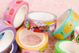 Washi Tape Kawaii unicorn, yoda, sushi, panda, rainbow etc