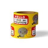 Hello I Shit On Everything Pigeon Washi Tape