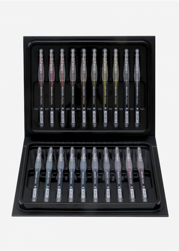 Karin DecoGel Metallic gel pen - 20 pen boxed set