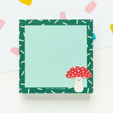 Mushroom Confetti Memo Pad - Colourful Recycled Stationery