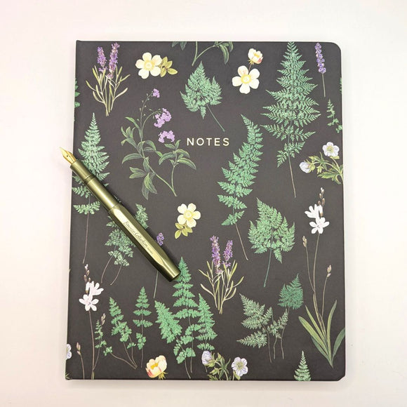 Dusk Ferns Hardcover Notebook