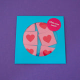 Heart Woven Label - Pack of 6