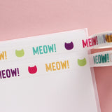 Meow Cat Washi Tape