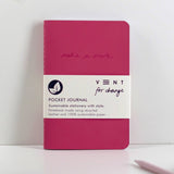 VENT For Change Make a Mark Pocket Journal - 8 colours available