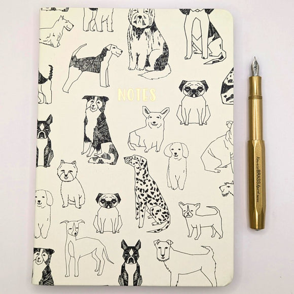 Pooches Galore A5 Lined Soft Cover Notebook