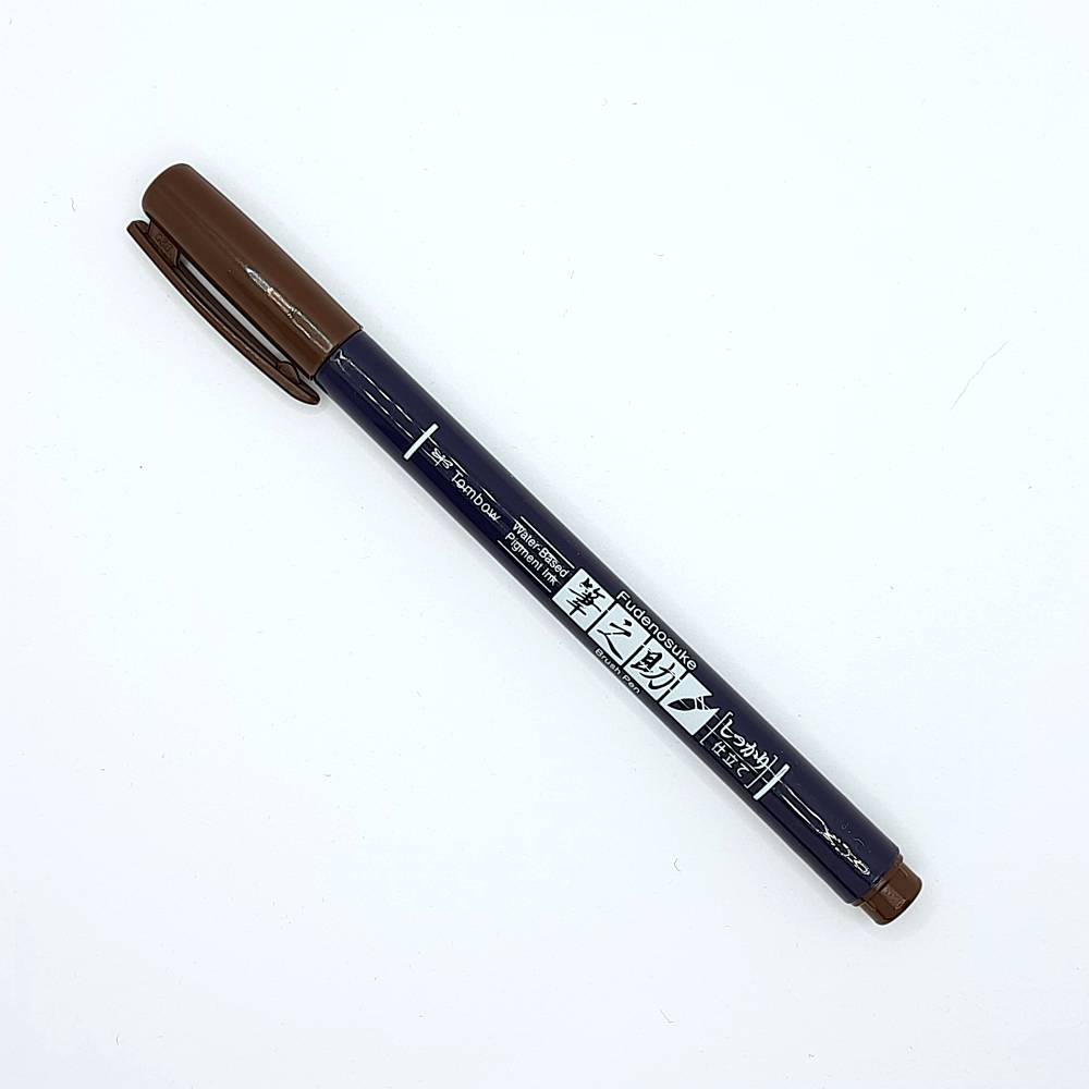 Tombow Brush Pen (Hard Tip) Set of 10 Fudenosuke