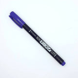 Tombow Fudenosuke hard-tip brush pen - 10 colours available
