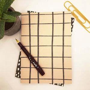 Kinshipped Grid A5 Notebook