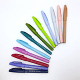 Pentel Brush Sign Pen - 12-pen set, new shades