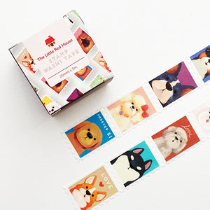Dog Stamps wide washi tape