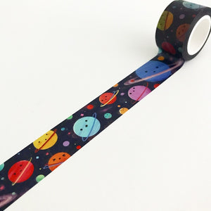 Planets wide washi tape