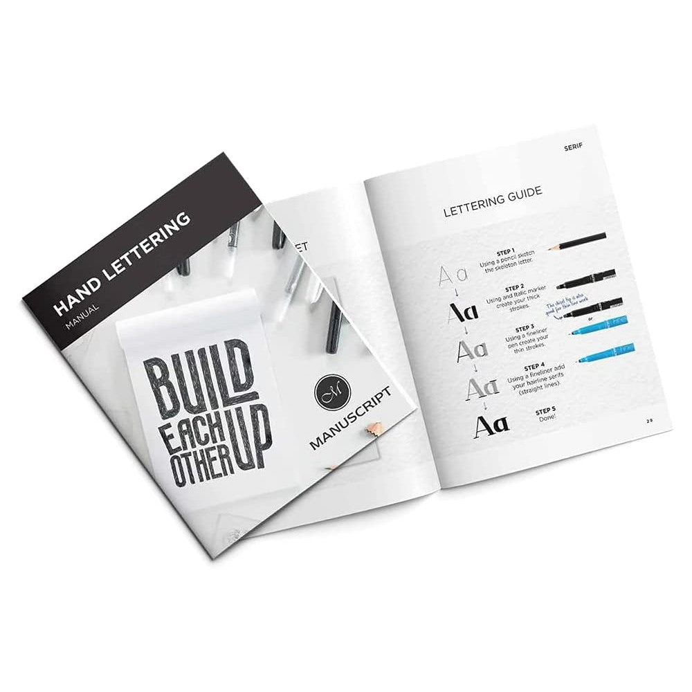 Research Class Lettering Manuscript Class Hand Lettering Kit – Pen Pusher | The creative pen and ...
