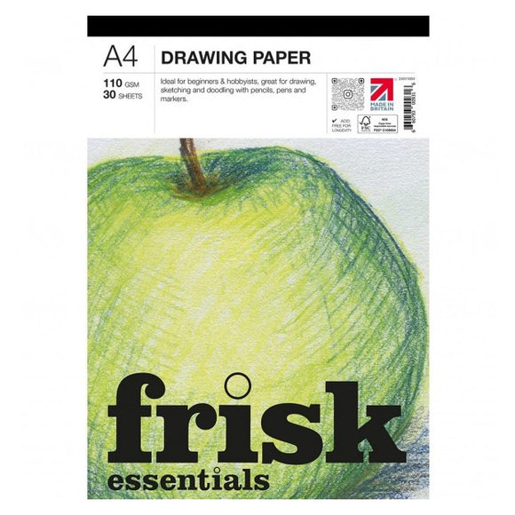 Frisk A4 Drawing Paper Pad - 110gsm 30 sheets