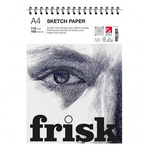 Frisk A4 Sketch Spiral Pad - 110gsm 100 sheets