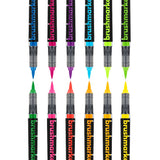 Karin Brushmarker PRO Neon brush pens - 12 colours available