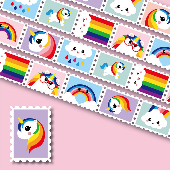 Unicorn Stamps washi tape