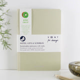 VENT For Change SUCSEED recycled A5 notebook - Kiwi Fruit