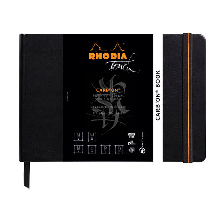 Rhodia Touch A5 Landscape Black Carb'On Book
