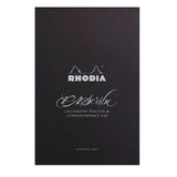 Rhodia PAScribe BlackCarbOn No.19 A4+ Calligraphy Pad - black