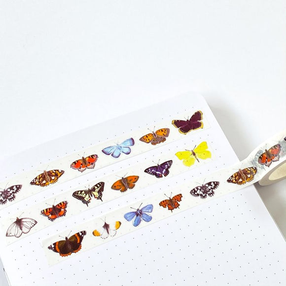 British Butterflies Washi Tape