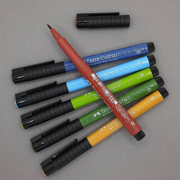 Faber-Castell Pitt Artist brush pens - Landscape 6-pen set