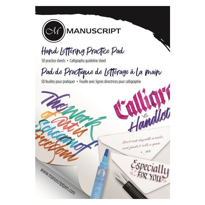 Manuscript A4 Hand Lettering Practice Pad – Pen Pusher | The creative ...