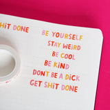 Motivational Funny Washi Tape