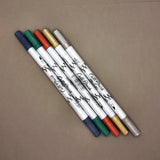 ONLINE Calli.Brush brush markers - 5 pen set, metallic