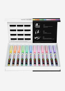 Karin Pigment decobrush brush pens - 12-pen PASTEL set