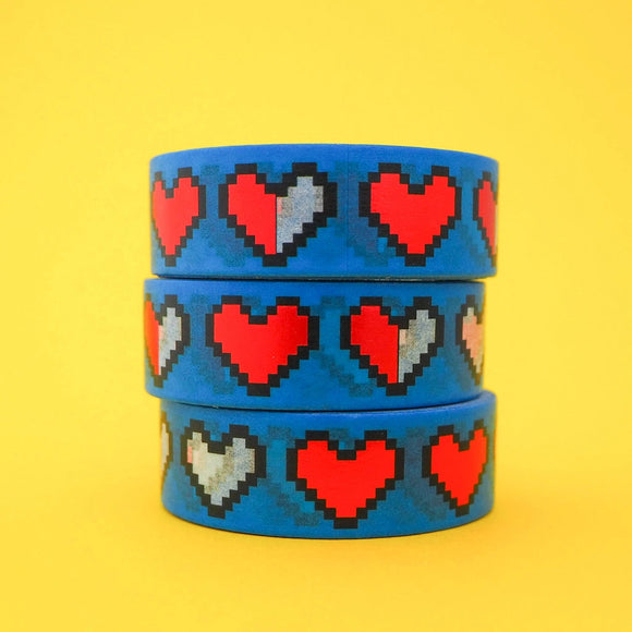 Pixel Hearts Washi Tape