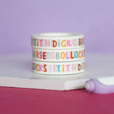 Rude Words Funny Washi Tape