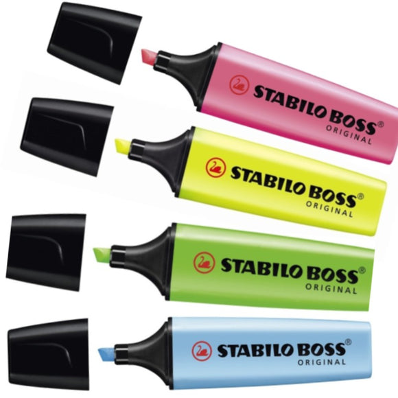  Stabilo Boss Original Highlighter - Pastel - 6 Color Set