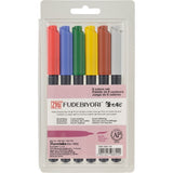 Kuretake Zig Fudebiyori flexible brush marker - 6 pen set